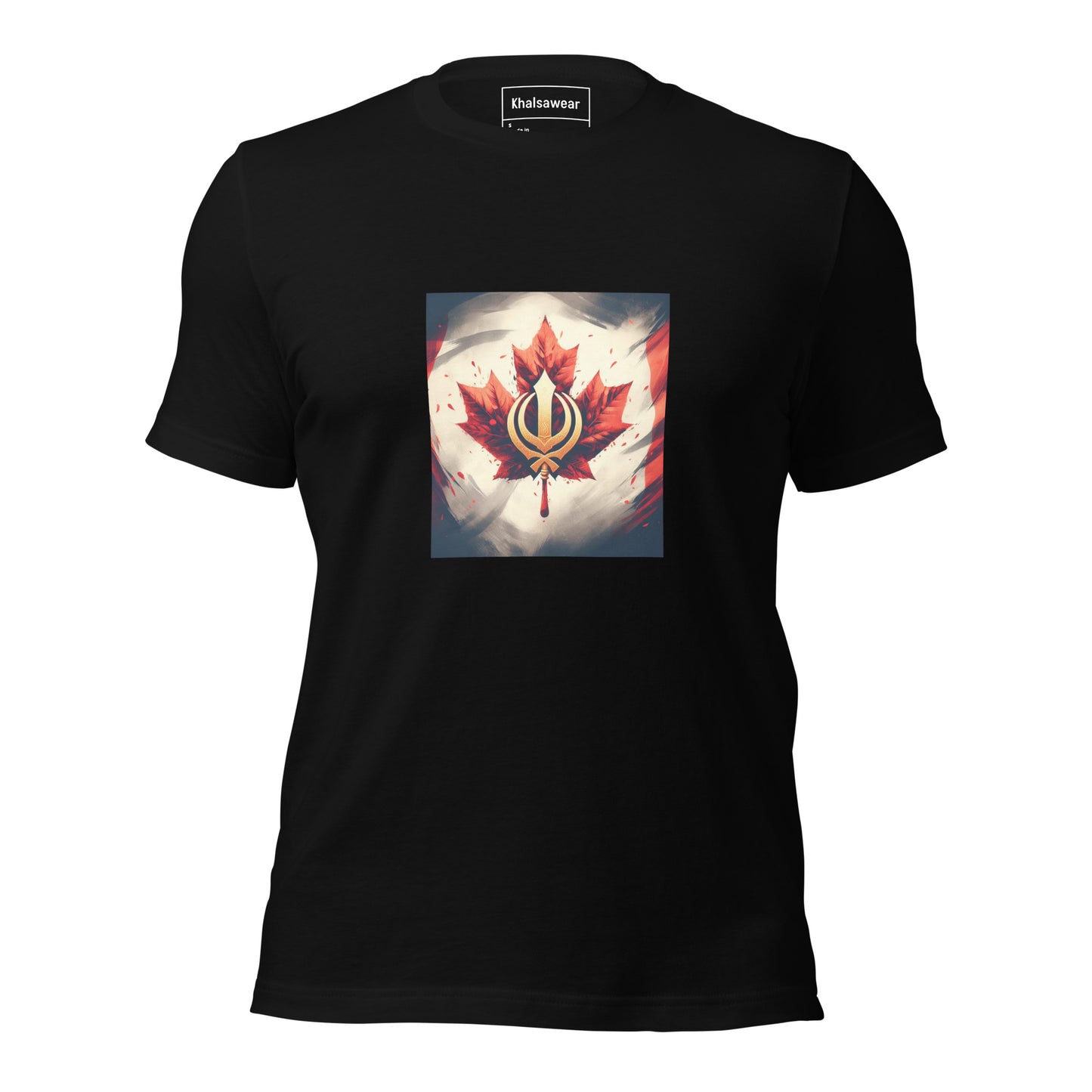 Sikh Canadian Flag (Unisex t-shirt)