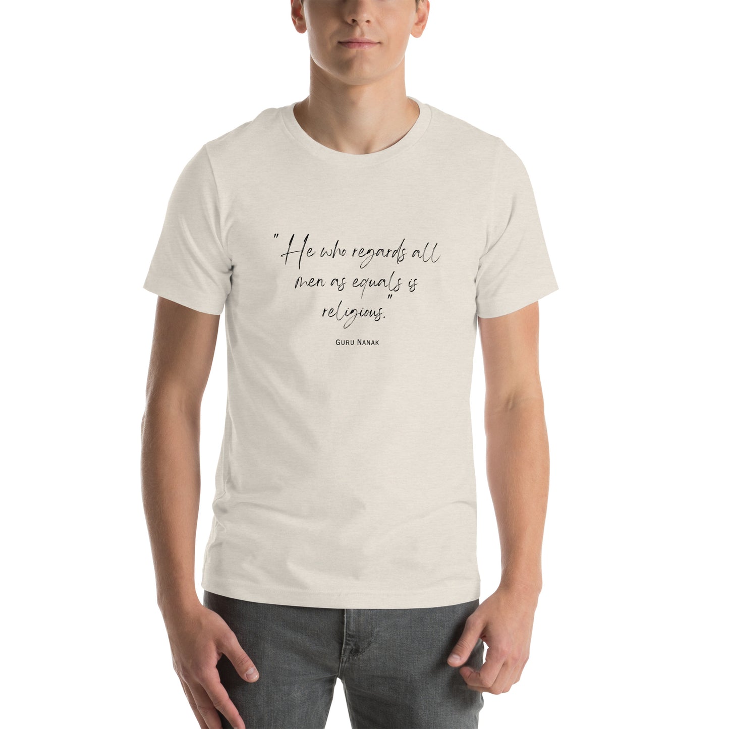 Guru Nanak Quote (Unisex t-shirt)