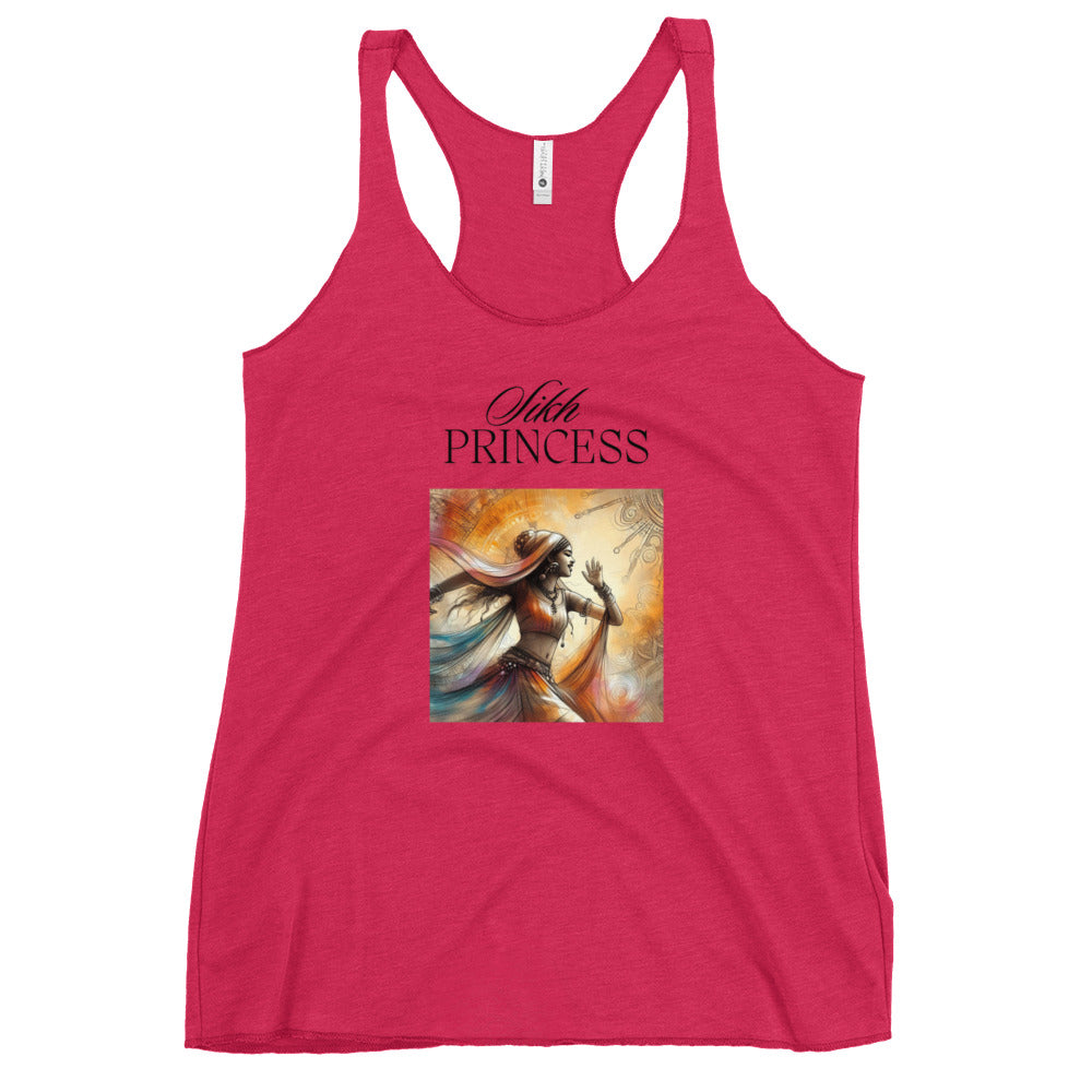 Sikh Dancing Princess (Women's Racerback Tank)