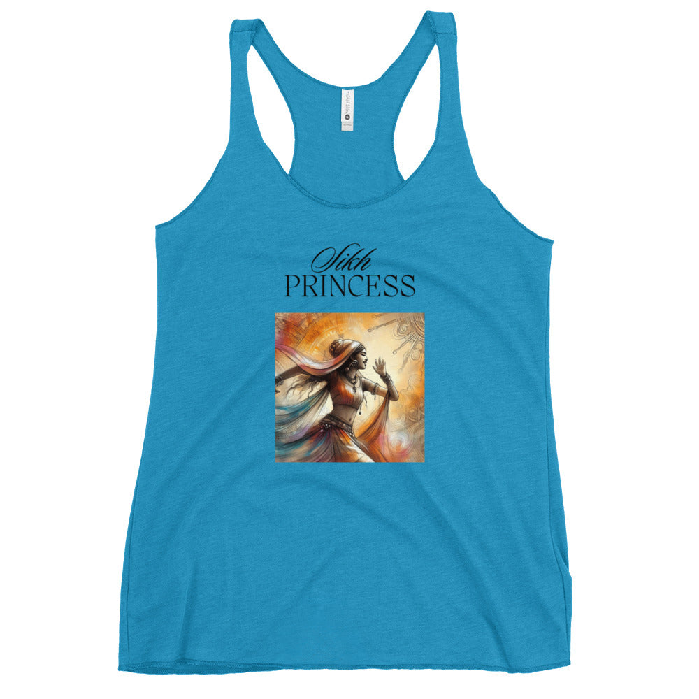 Sikh Dancing Princess (Women's Racerback Tank)