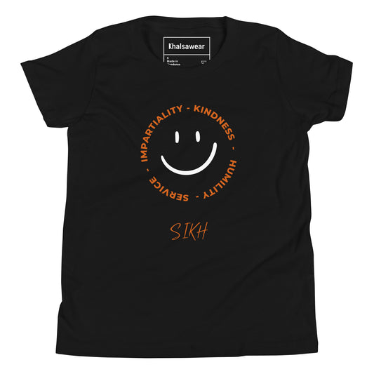 Sikh Smile (Youth Short Sleeve T-Shirt)