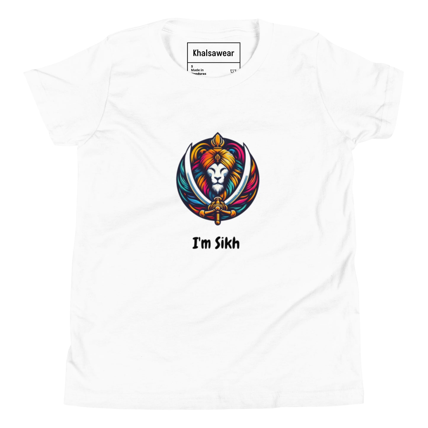 I'm Sikh/ART (Youth Short Sleeve T-Shirt)