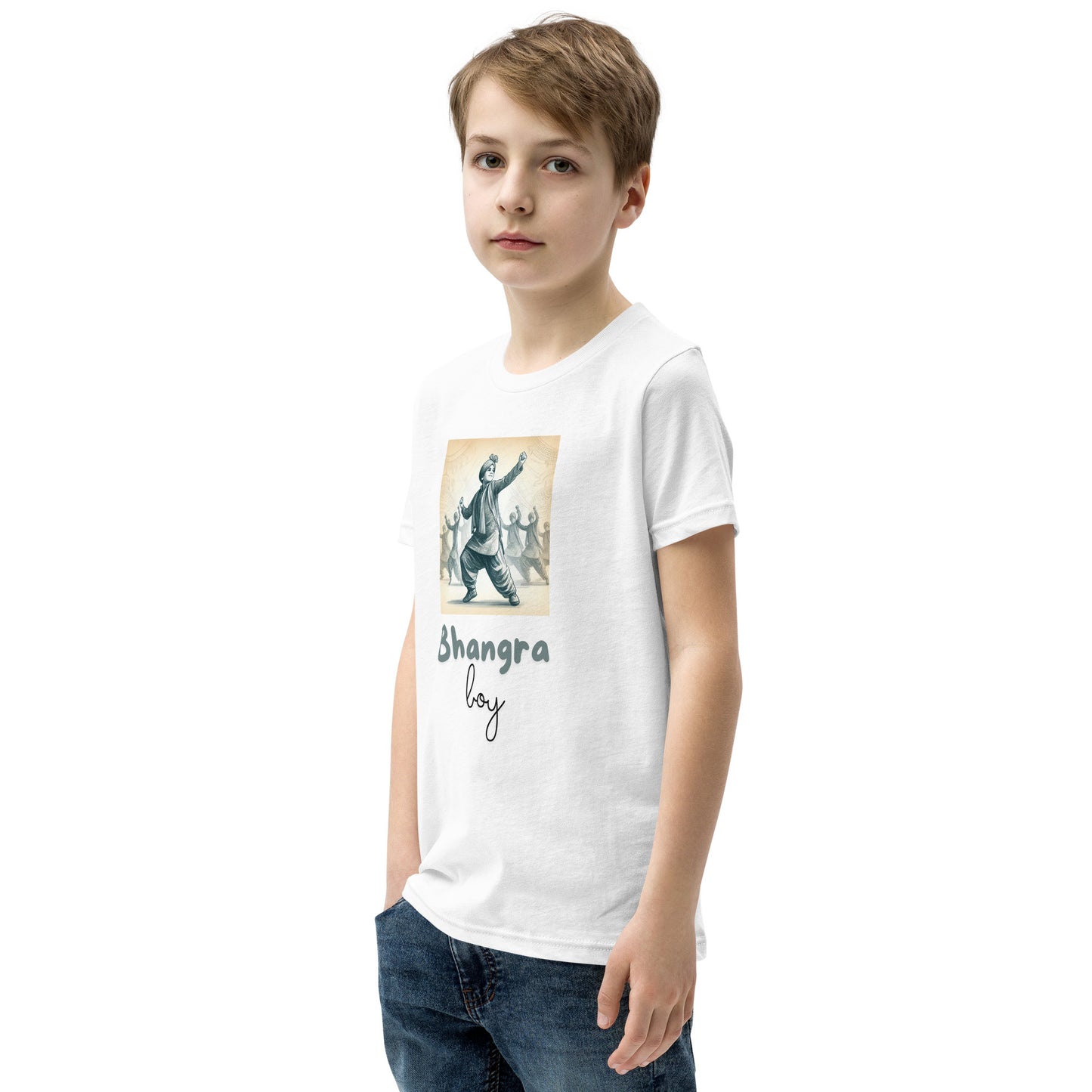 Bhangra boy (Youth Short Sleeve T-Shirt)