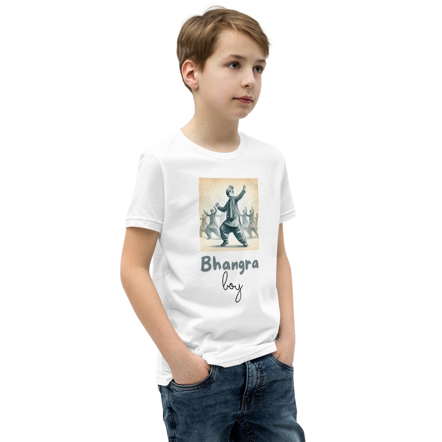 Bhangra boy (Youth Short Sleeve T-Shirt)